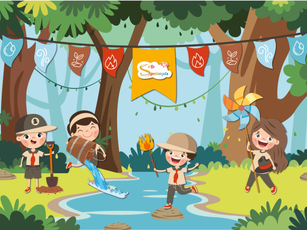 De avonturiers van lucht, water, vuur & aarde © speelvogels De avonturiers van lucht, water, vuur & aarde © speelvogels