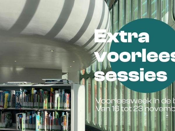 Extra voorleessessie in de Braembib © Bibliotheek Schoten