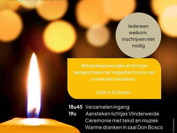 Wereldlichtjesdag 2024 © Gemeente Schoten