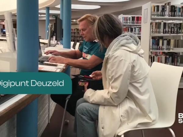 Digipunt @ filiaal Deuzeld op zaterdag © Bibliotheek Schoten