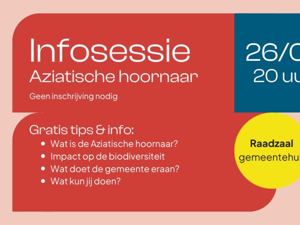 Infosessie Aziatische Hoornaar © Sofie Roth