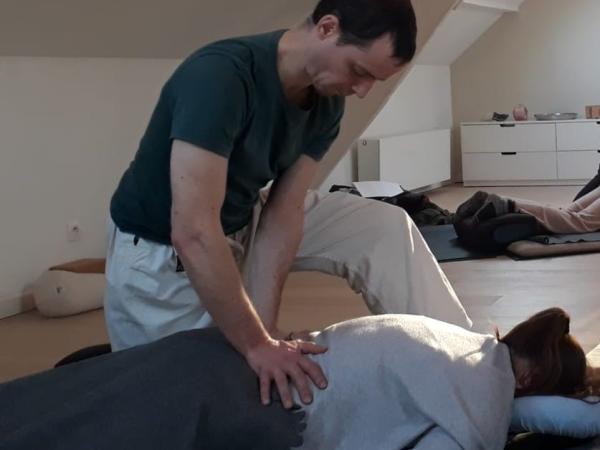 Workshop Shiatsu of drukpuntmassage © Tom Lemmens